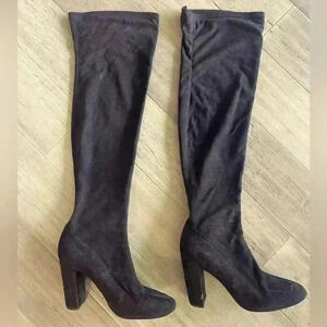 Renvy Round Toe Thigh boots